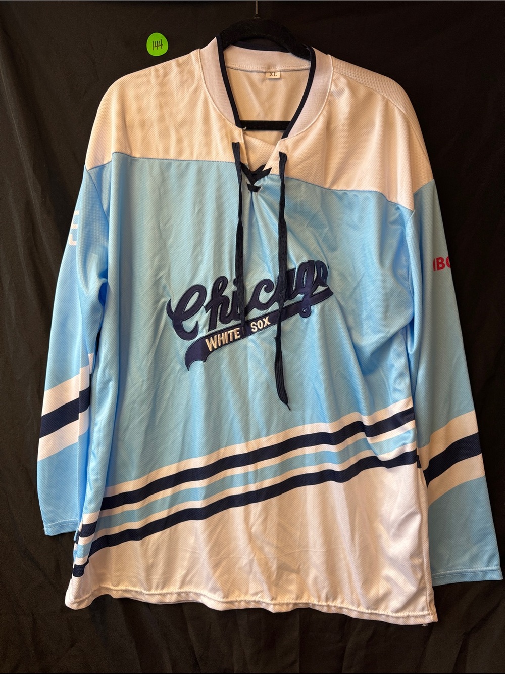 Chicago White Sox Light Blue and White Pullover Jersey